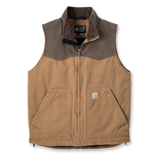 Carhartt Montana duck Vest Herre brown/coffee XXL Carhartt Montana duck Vest Herre brown/coffee XXL