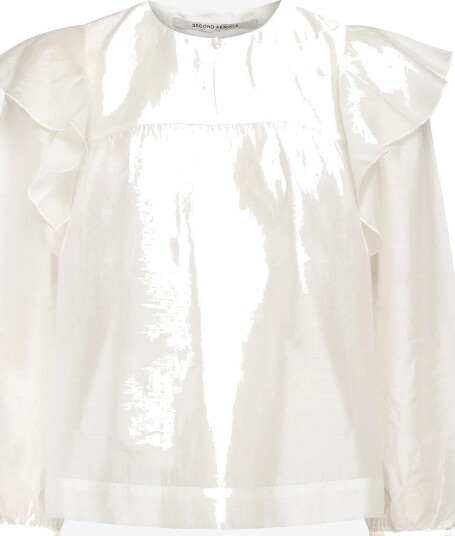Second Female Dream Ruffle Blouse JET STREAM S Second Female Dream Ruffle Blouse JET STREAM S