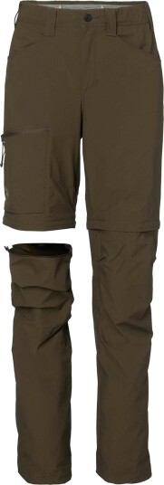 Alaska 1795 Chaser Lite Zip Off Bukse Dame Solid Brown XL 25 % rabatt i handlekurven XL
