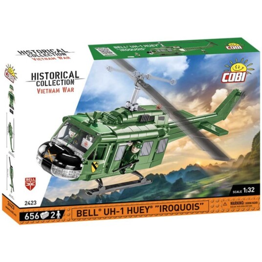 Cobi Historical Collection Byggesett 656 Deler Bell Uh-1 Huey Helikopter