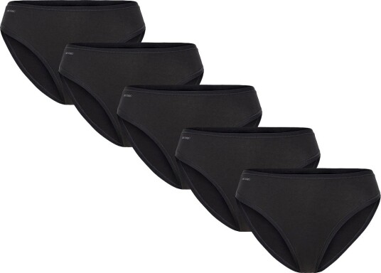 Organic Basics | Core High Leg Briefs 5 Pack | XXS