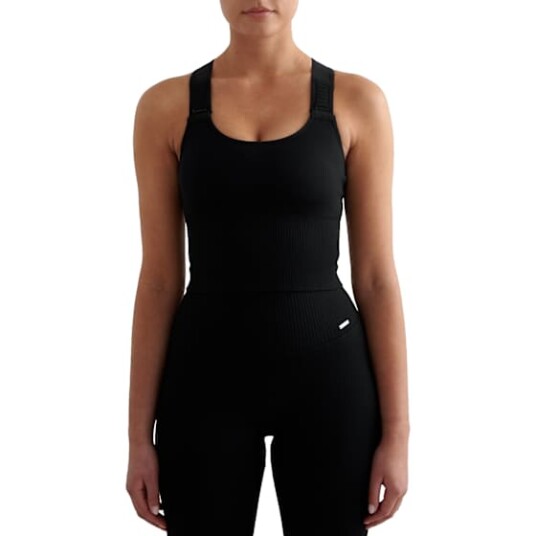 Aim'n Sports BH Ribbed Seamless High Support Bralette Svart