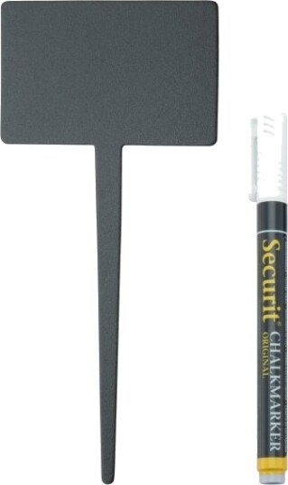 Skilt Securit Rektangel 18X8x0.3 Cm 5 Stk Med Hvid Tuschpen,Stk Skilt Securit Rektangel 18X8x0.3 Cm 5 Stk Med Hvid Tuschpen,Stk