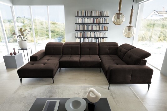 Hagglund Hjørnesofa m. Divan Brun