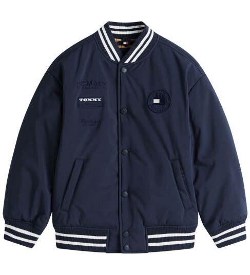 Tommy Hilfiger Padded Graphic Bomber Navy 176
