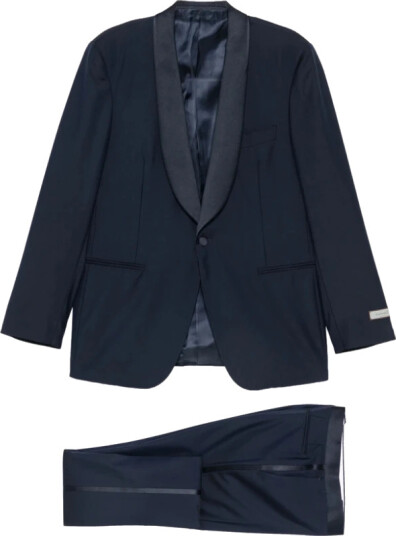 Canali Herre Dress Blå 5XL,
