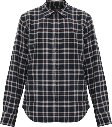 Rag & Bone, Herre, Skjorter, Svart, M,