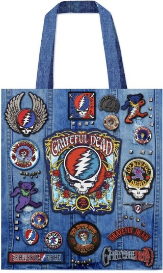 Rocksax Grateful Dead Battle Bag 16 X 16 Soft Polyester Bag with Web Handles 78859748