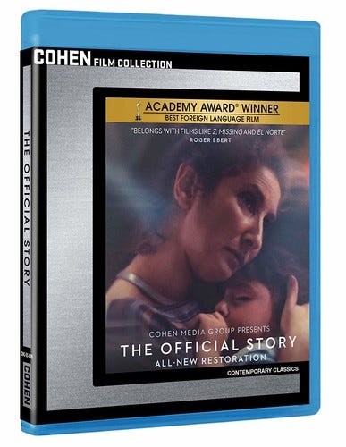 Official Story Bluray