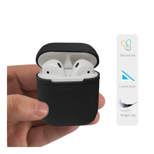 Airpods oppbevaringsveske i silikon - Rød