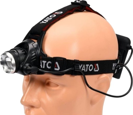 Yato Yt-08591, Hodebåndslommelykt, Sort, Aluminium, Ip20, Iii, Led