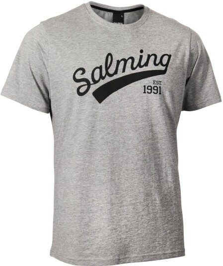 Salming Logo Tee JR T-skjorte Grey 128