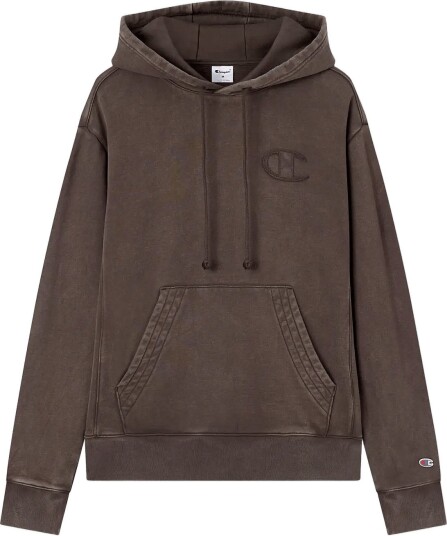 Champion Hooded Sweatshirt Brown XS