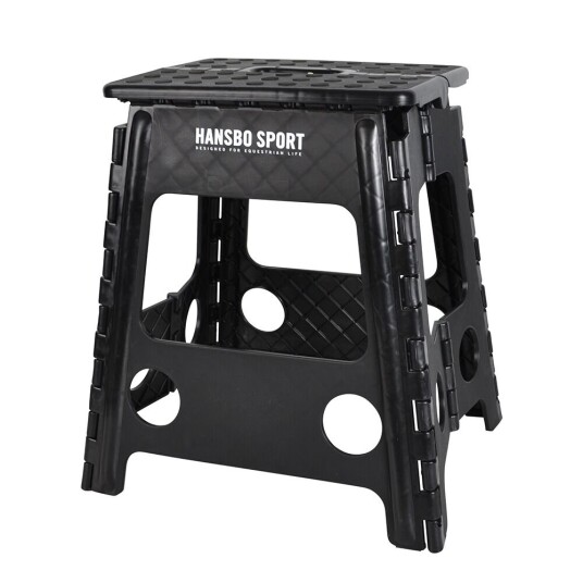 Hansbo Sport Stable stool collapsible black