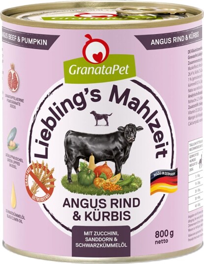 Granatapet Liebling'S Måltid 12 X 800 G Angusbiff Med Gresskar