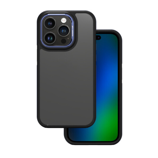 TFO Crystal Black Deksel for iPhone 16e Blå