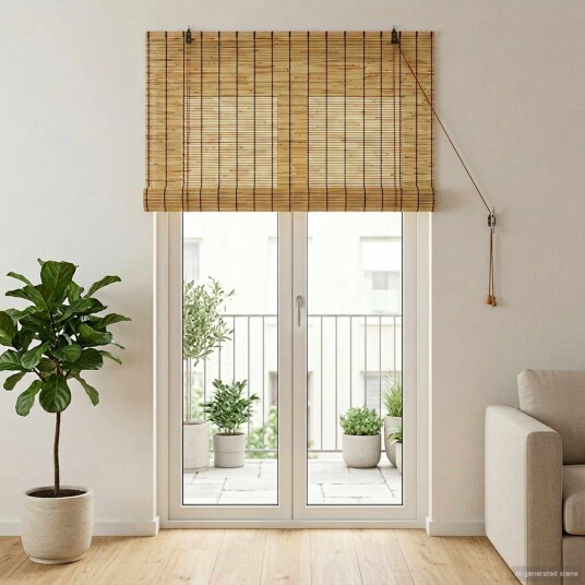 vidaXL Rullegardin Naturlig 120 x 220 cm Siv