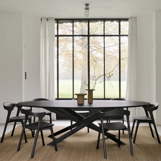 Ethnicraft Mikado Spisebord 138x267 cm Svart Eik