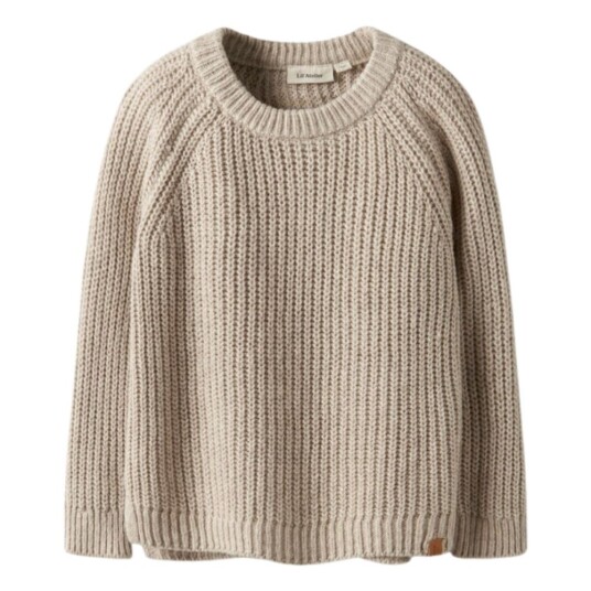 Lil'Atelier   Genser Rumba Knit Loose Oxford Tan Melange   116