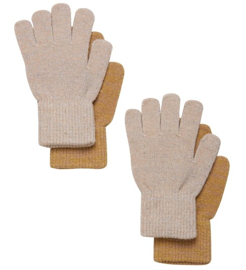 Celavi Hansker Ull/Nylon 2 pack Beige Gull m. Glitter 7 12 år 122 152 Handsker Metallic 122 146 Celavi Hansker Ull/Nylon 2 pack Beige Gull m. Glitter 7 12 år 122 152 Handsker Metallic 122 146