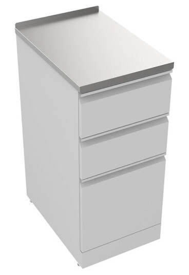 Nordic Tech NTB Underskap 395x570 mm, med 3 skuffer, Hvit Nordic Tech NTB Underskap 395x570 mm, med 3 skuffer, Hvit