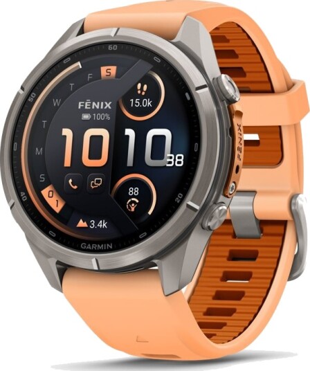 Garmin Fenix 9 Pro Amoled inReach 43mm Titan/shell Pink/autumn Organge