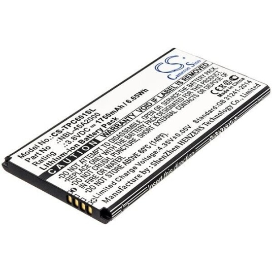 TP-Link TP601A batteri (1750 mAh 3.8 V, Sort)