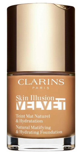 Clarins Skin Illusion Velvet Foundation 30 ml 114N Cappuccino - Matt Finish for Alle Hudtyper