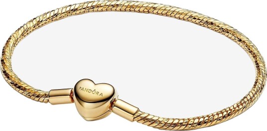 Pandora Faceted Snake Chain 14K Gold Plated NO COLOR 16 cm Pandora Faceted Snake Chain 14K Gold Plated NO COLOR 16 cm