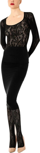 Wolford Dame Topper Svart S, Wolford Dame Topper Svart S,