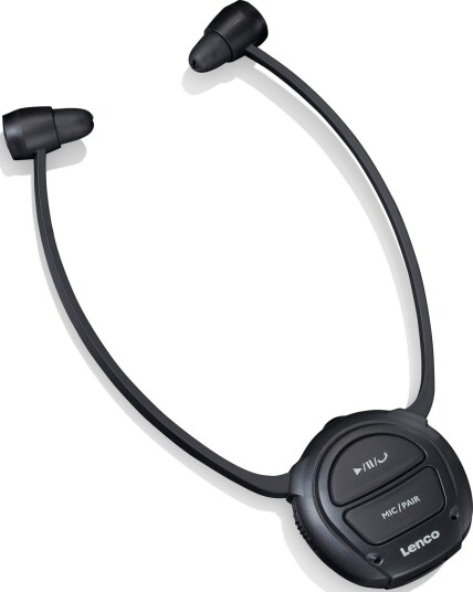 Lenco HPW-400 Trådløse hodetelefoner Svart