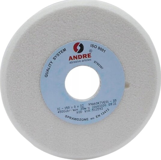 Profilert Slipeskive 150x8x32mm 99A60K7VE01-35 Hvit Type 1C Profilert Slipeskive 150x8x32mm 99A60K7VE01-35 Hvit Type 1C