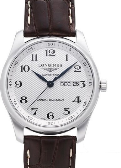 Longines Herreklokke L2.910.4.78.3 Master Sølvfarget/Lær Ø40 mm Longines Herreklokke L2.910.4.78.3 Master Sølvfarget/Lær Ø40 mm