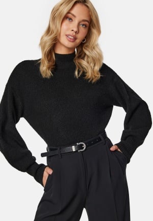 BUBBLEROOM Madina knitted sweater Black S