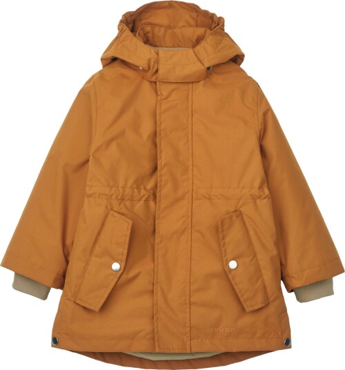Liewood 3i1 Jakke Atlas Golden Caramel Liewood 7 år (122) Overgangsjakke Gul
