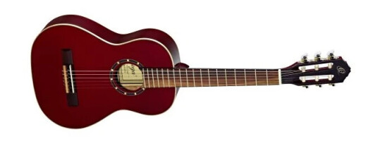 Ortega Guitars Ortega R121-1/2wr Klassisk Gitar 1/2 Gloss Wine Rød