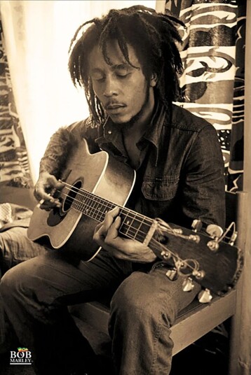 Bob Marley Sepia Plakat