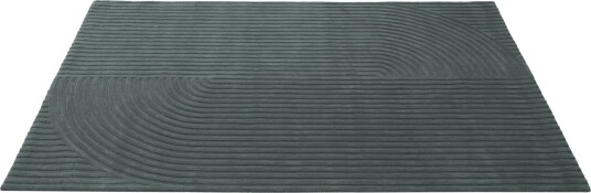 Relevo Ullteppe 200x300 cm, Mørkegrønn