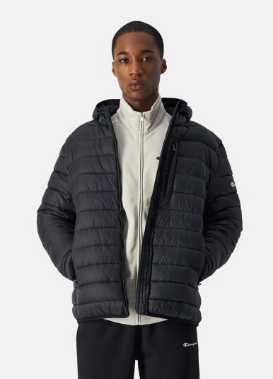 Champion Hooded Jacket Black Beauty M Vårjakker Champion Hooded Jacket Black Beauty M Vårjakker