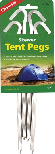Coghlan's teltutstyr 1009 teltplugger i aluminium 23 cm 4 stk