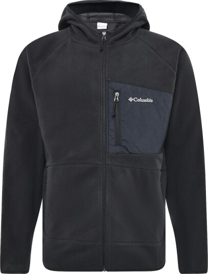 Columbia Sportswear Fast Trek Overlay Hooded Full Zip BLACK L