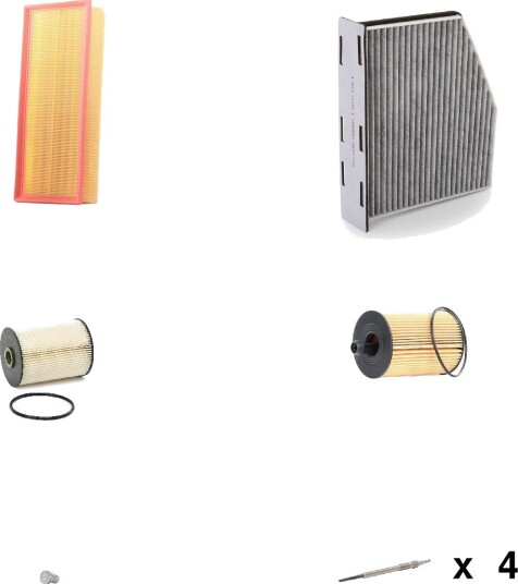 Servicepakke RIDEX 4682P8617