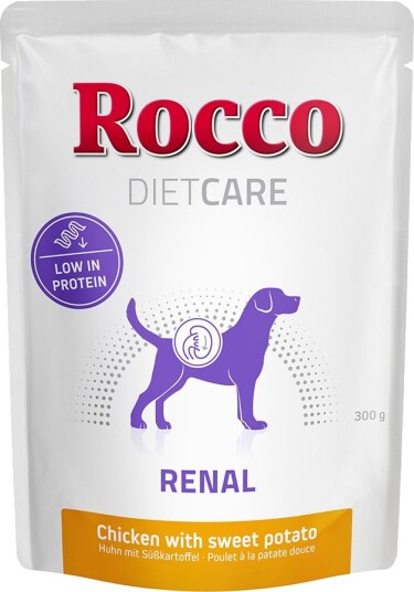 Rocco Diet Care våtfôr Renal med søtpotet pose 24 x kylling 300 g 24 x 300 g Rocco Diet Care våtfôr Renal med søtpotet pose 24 x kylling 300 g 24 x 300 g