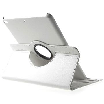 iPad 9.7 2017/2018 Roterende Deksel Hvit