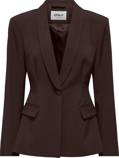ONLY Onlastrid L/S Sculpture Blazer Cc Tlr CHOCOLATE TORTE 36