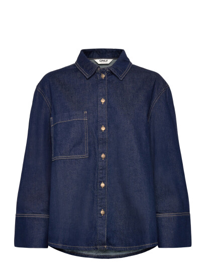 ONLY Onlsadie Ls Ovs Dnm Shirt Gen Blue XS ONLY Onlsadie Ls Ovs Dnm Shirt Gen Blue XS