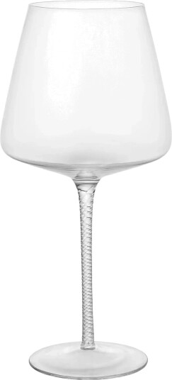 Broste Copenhagen Bellevue Red Wine Glass Nude H 23.5CM