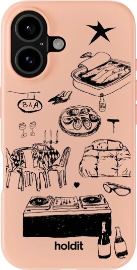 Holdit Graphic Case Magsafe Cpt. iPhone 16 Pink