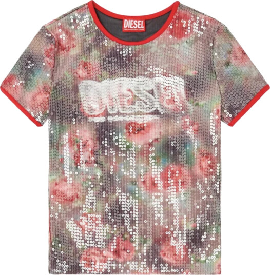 Diesel Dame Topper Flerfarget L,