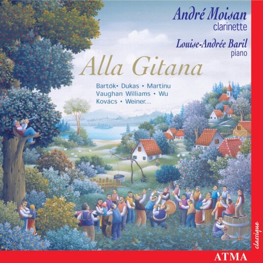 André Moisan, LouiseAndrée Baril, Arthur Benjamin, Béla Bartók, Béla Kovács, Bohuslav Martinů, Carlos Guastavino, Grzegorz Fitelberg, Jacob Weinberg, Joseph Horovitz, Leó Weiner, Paul Dukas, Ralph Vaughan Williams  Music For Clarinet & Piano  CD